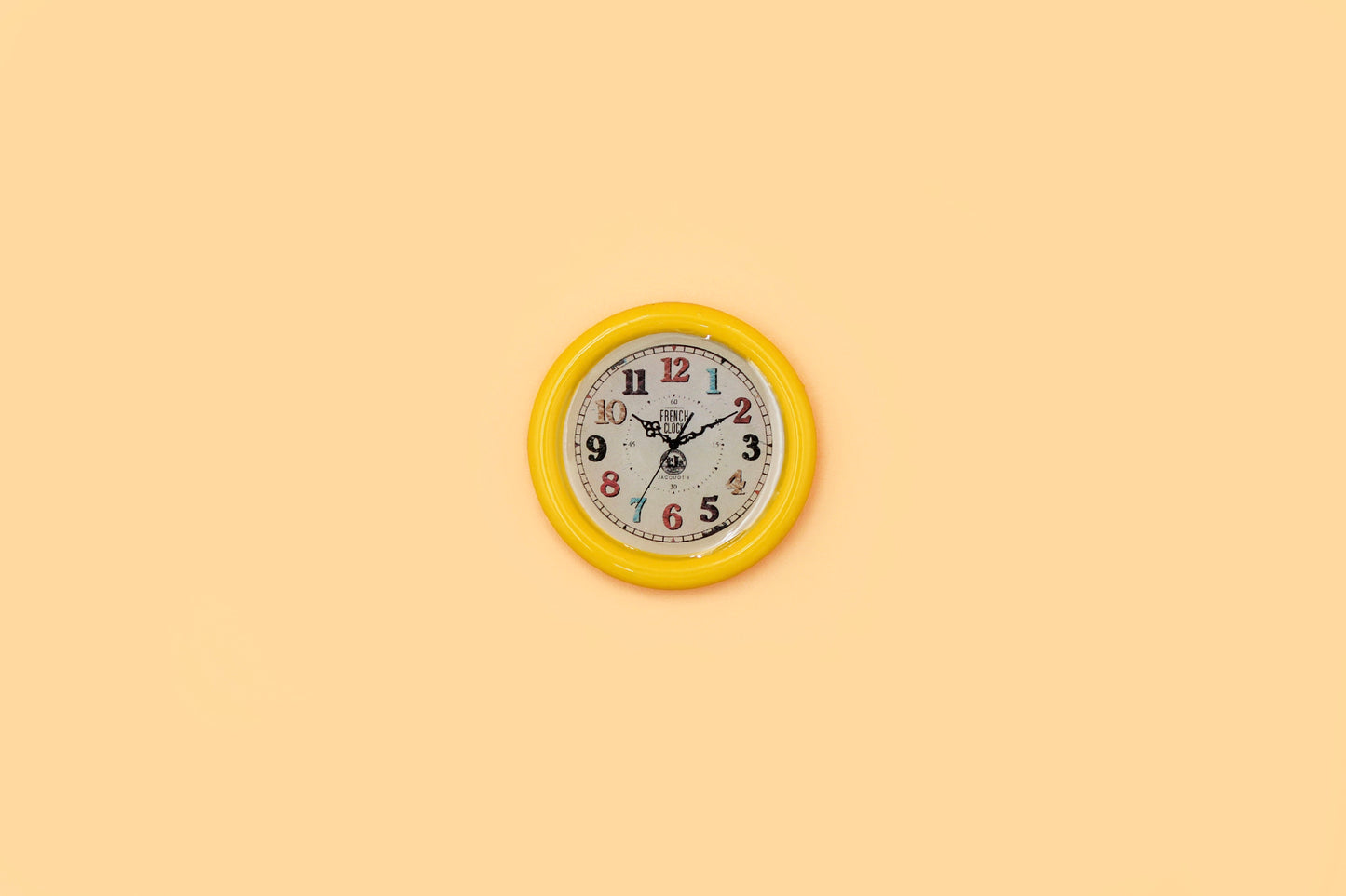 Clock - Yellow