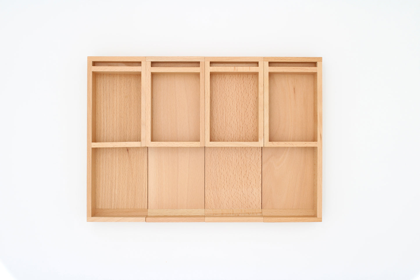 Birch Sorting Trays and Mini Sandpaper Letters