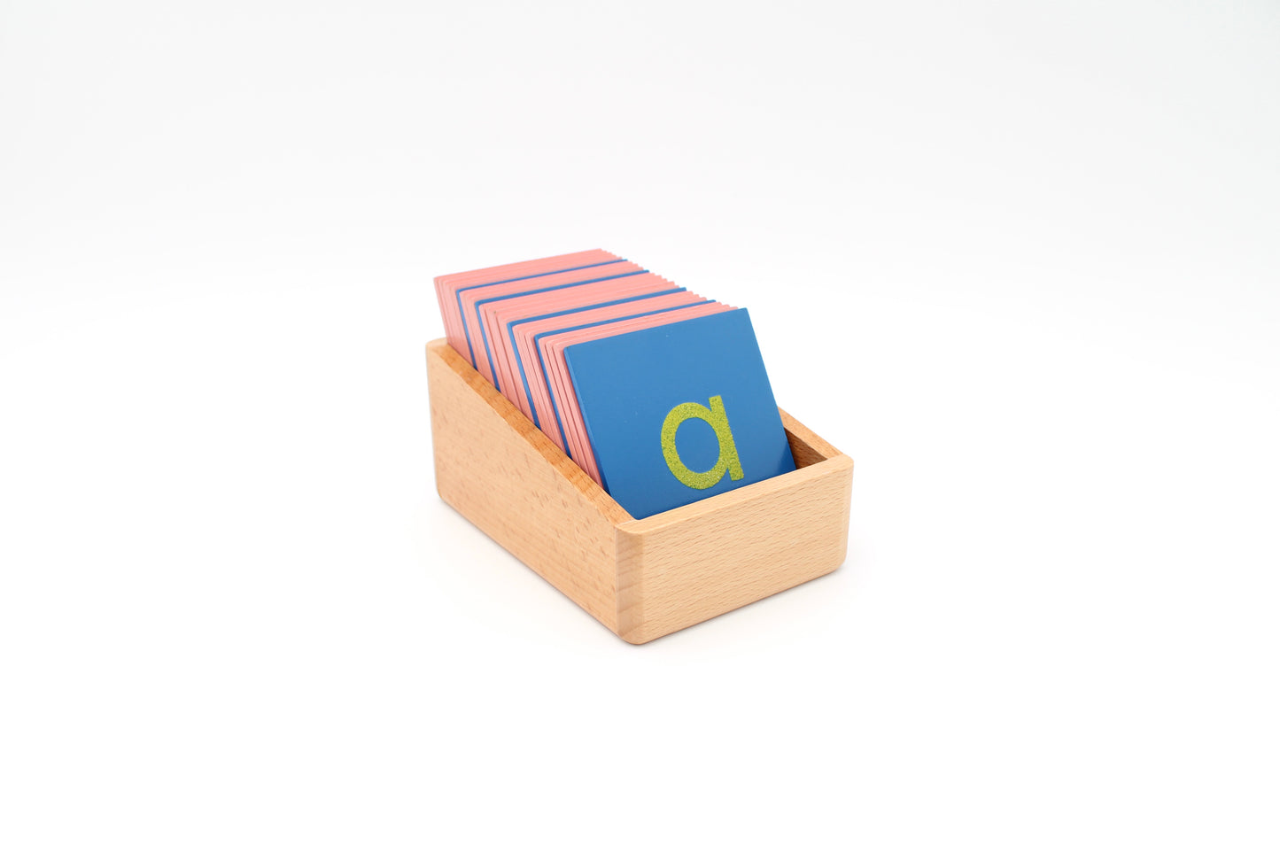 Birch Sorting Trays and Mini Sandpaper Letters