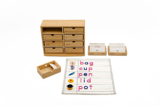 Spelling Cabinet Level 1 with Activity Cards
