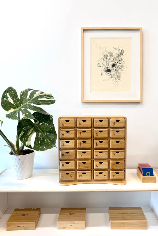 Creating a Montessori Literacy Space at Home
