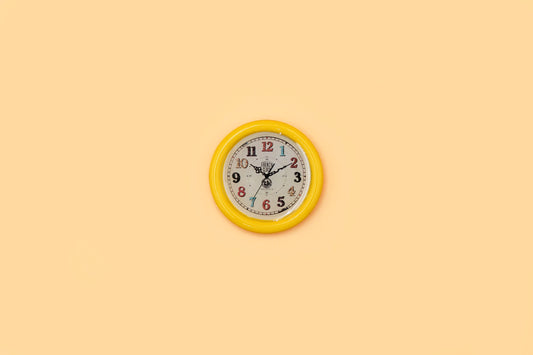 Clock - Yellow