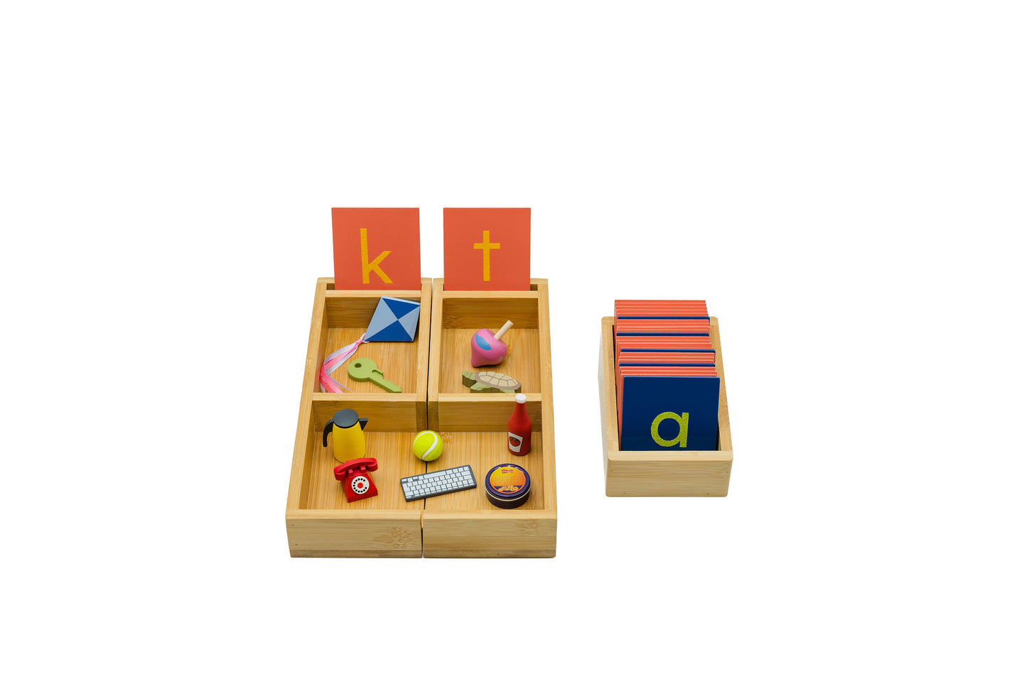 Sorting Tray with Mini Sandpaper Letters