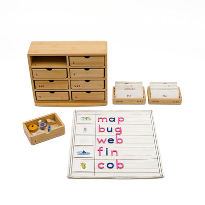 Spelling Cabinet Level 1 with Activity Cards